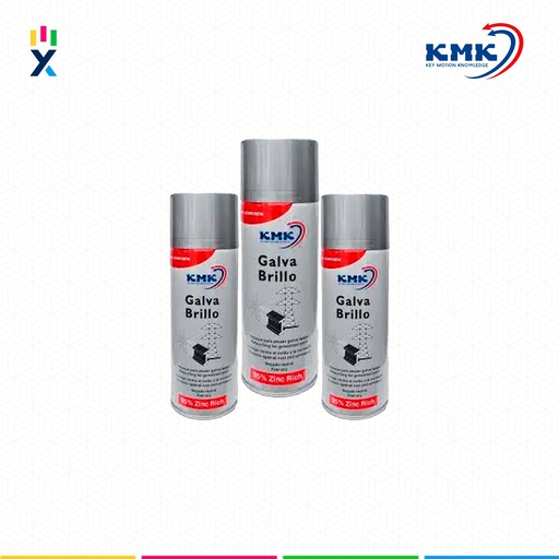 [M24347] GALVABRILLO 400 ML KMK 95% ZINC GALVANIZADO BRILLANTE IND KMK