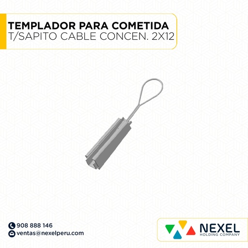 [J64105] TEMPLADOR PARA COMETIDA T/SAPITO ( CABLE CONCENTRICO 2X12 ) STANDARD