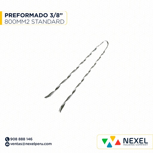 [J72674-O] OUT- PREFORMADO 3/8" X 800MM2 STANDARD