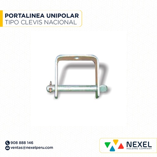[J62611] PORTALINEA UNIPOLAR TIPO CLEVIS NACIONAL