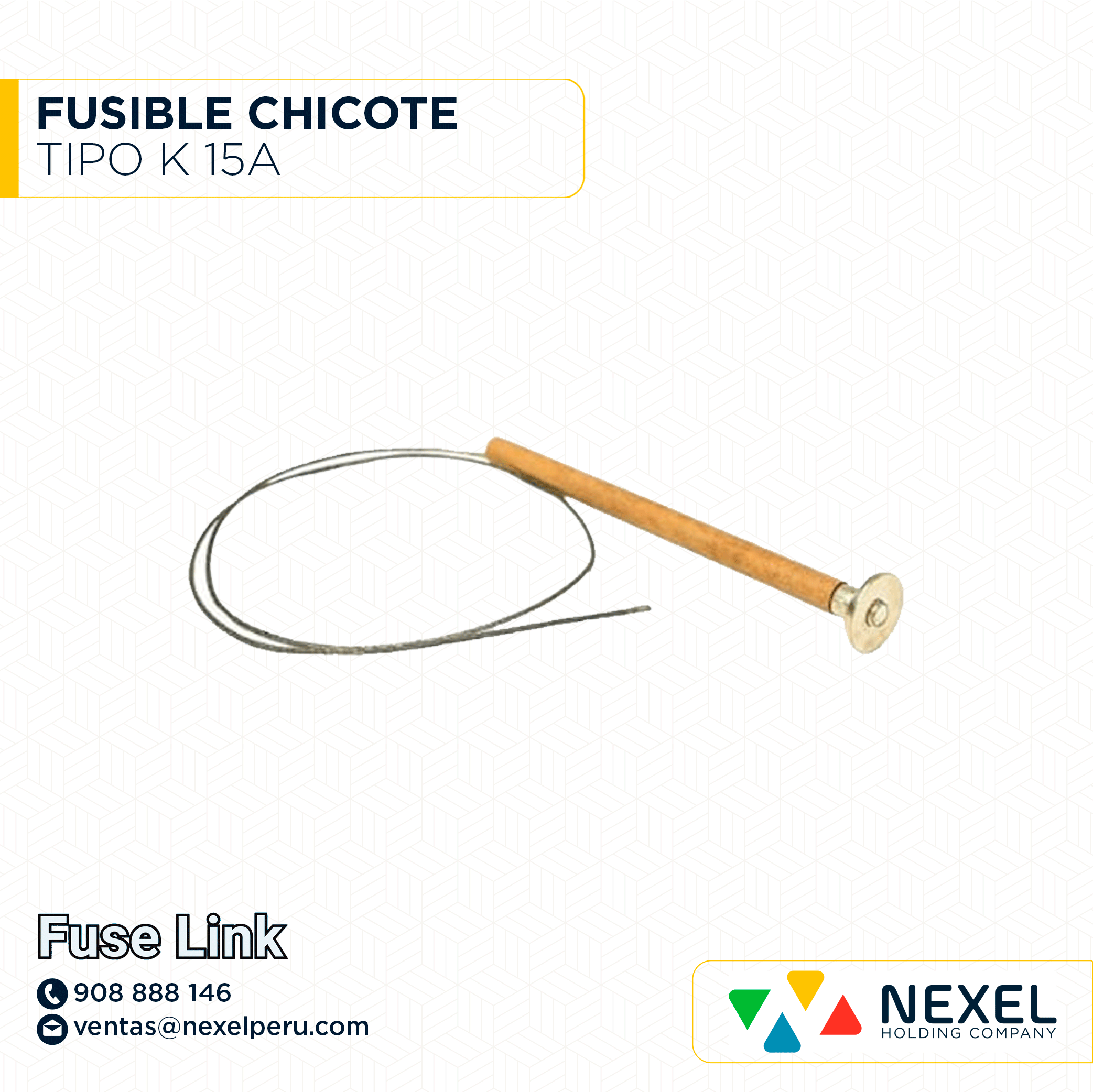 [J122337] FUSIBLE CHICOTE TIPO K 15A FUSELINK