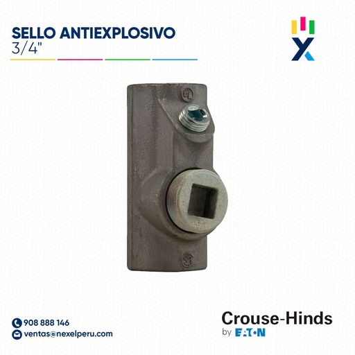 [B34548] SELLO ANTIEXPLOSIVO 3/4' CROUSE HINDS (MUESTRA)