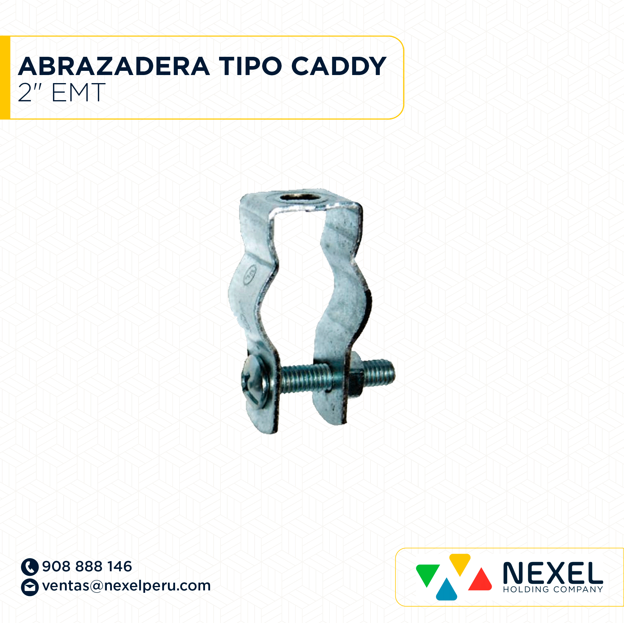 [B96163] ABRAZADERA TIPO CADDY 2" EMT STANDARD
