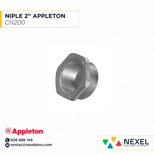 [B53567-O] OUT- NIPLE 2" CN200 APPLETON