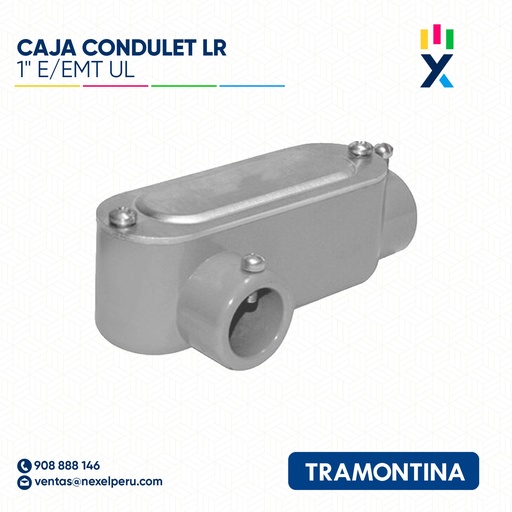 [B13054] CAJA CONDULET LR 1" E/EMT UL TRAMONTINA