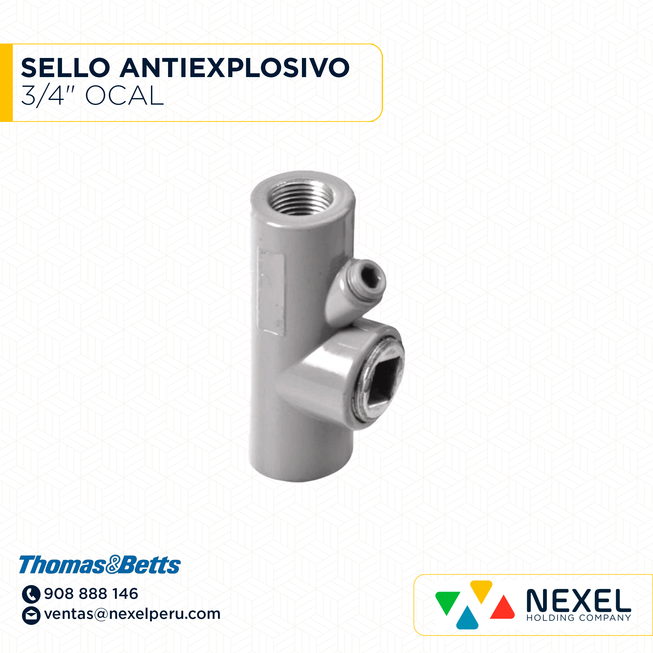 [B52778-O] OUT-SELLO ANTIEXPLOSIVO 3/4" OCAL THOMAS&BETTS