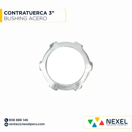 [B91925] CONTRATUERCA BUSHING 3" ACERO STANDARD