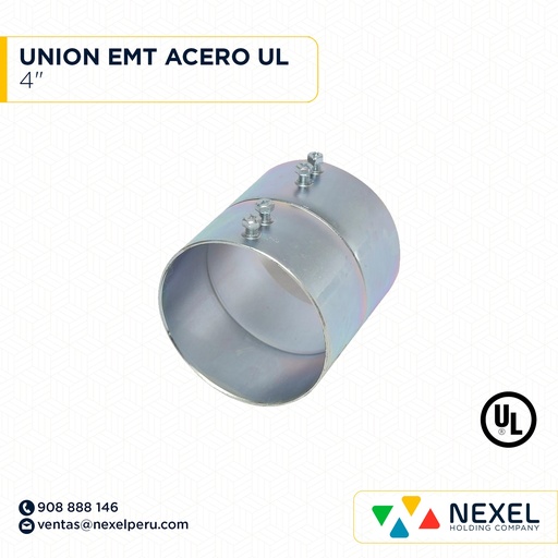 [B11768-O] OUT- UNION EMT 4" ACERO UL STANDARD