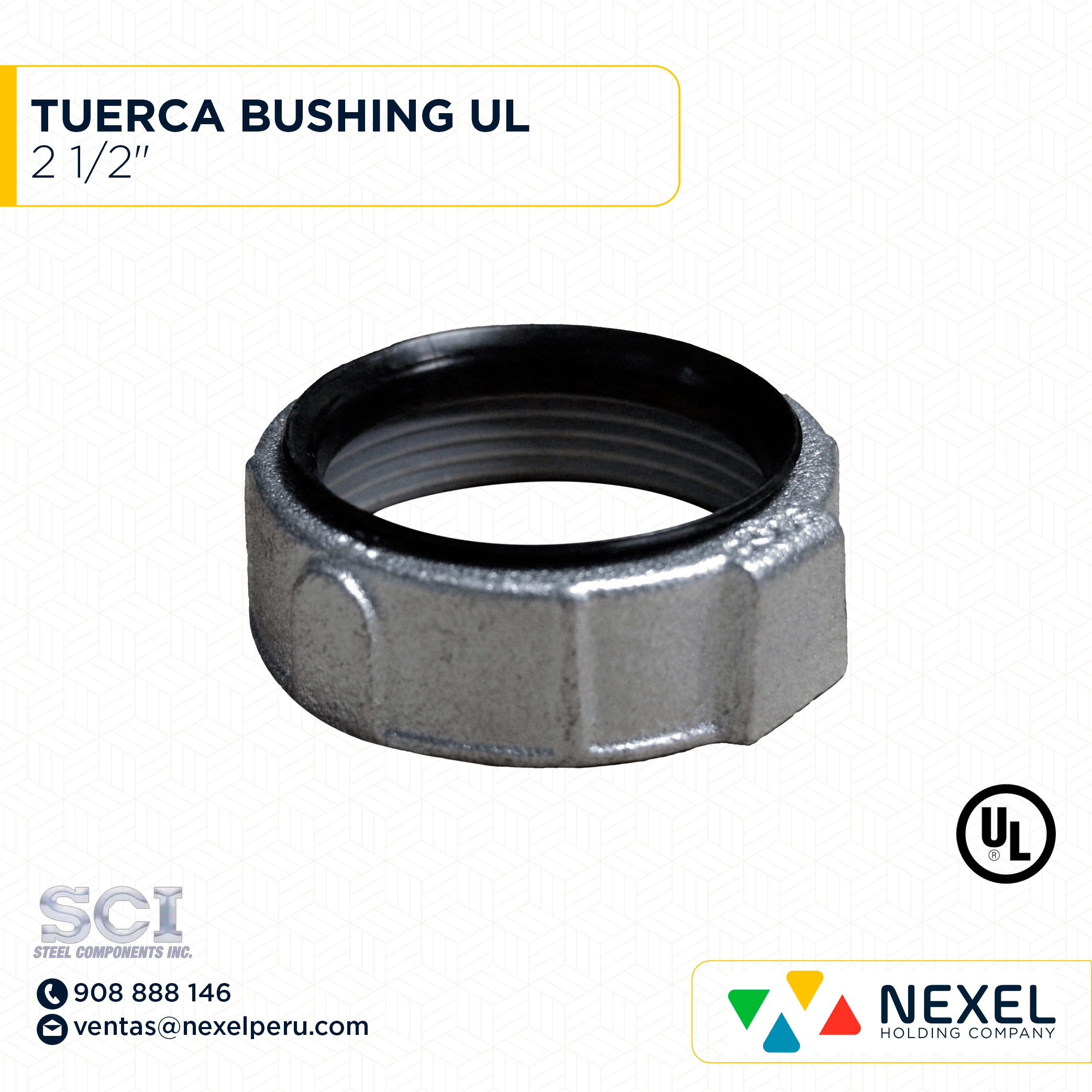 [B51721] TUERCA BUSHING 21/2" UL SCI