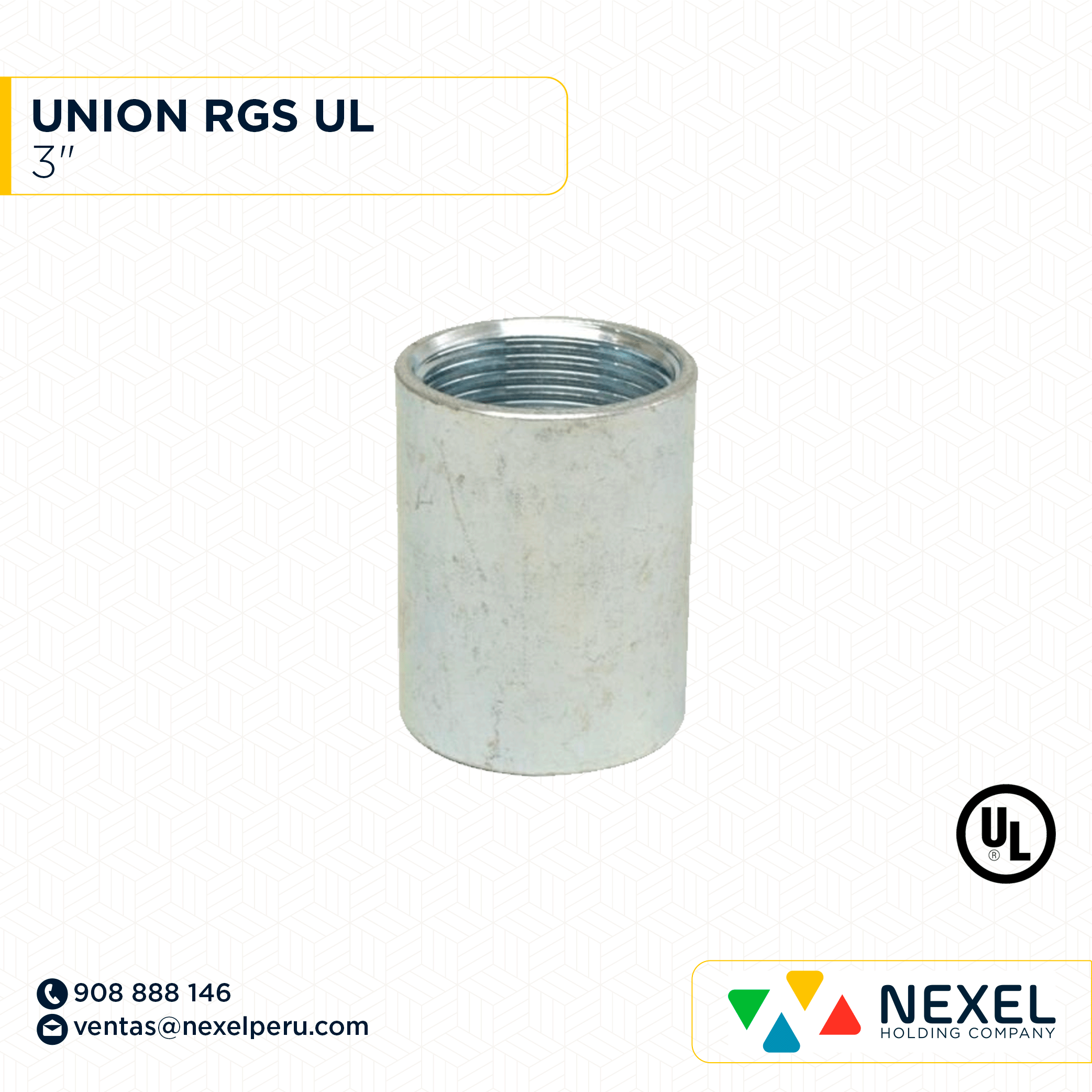 [B31679-O] OUT-UNION RGS 3" UL STANDARD