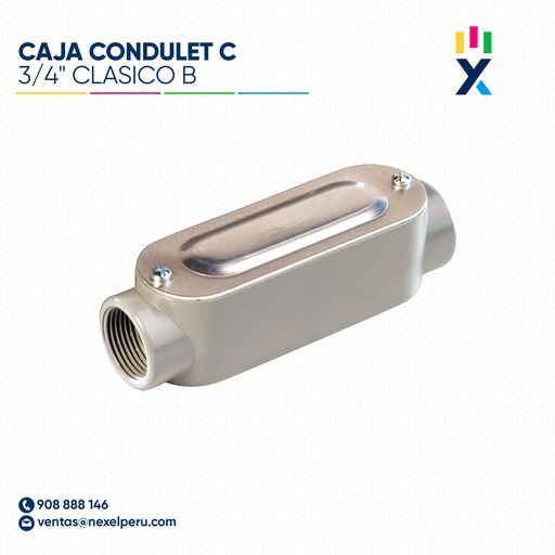 [B901652] CAJA CONDULET C 3/4" CLASICO B STANDARD
