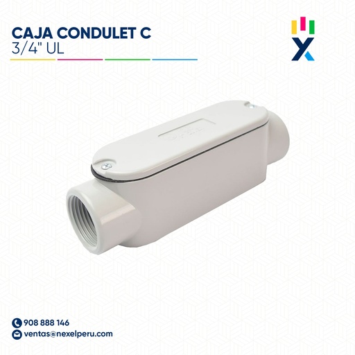 [B91652] CAJA CONDULET C 3/4" UL TRAMONTINA