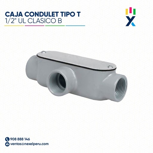[B901645] CAJA CONDULET TIPO T 1/2" UL CLASICO B STANDARD