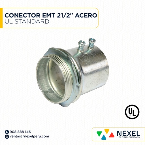 [B11631] CONECTOR EMT 21/2" ACERO UL STANDARD