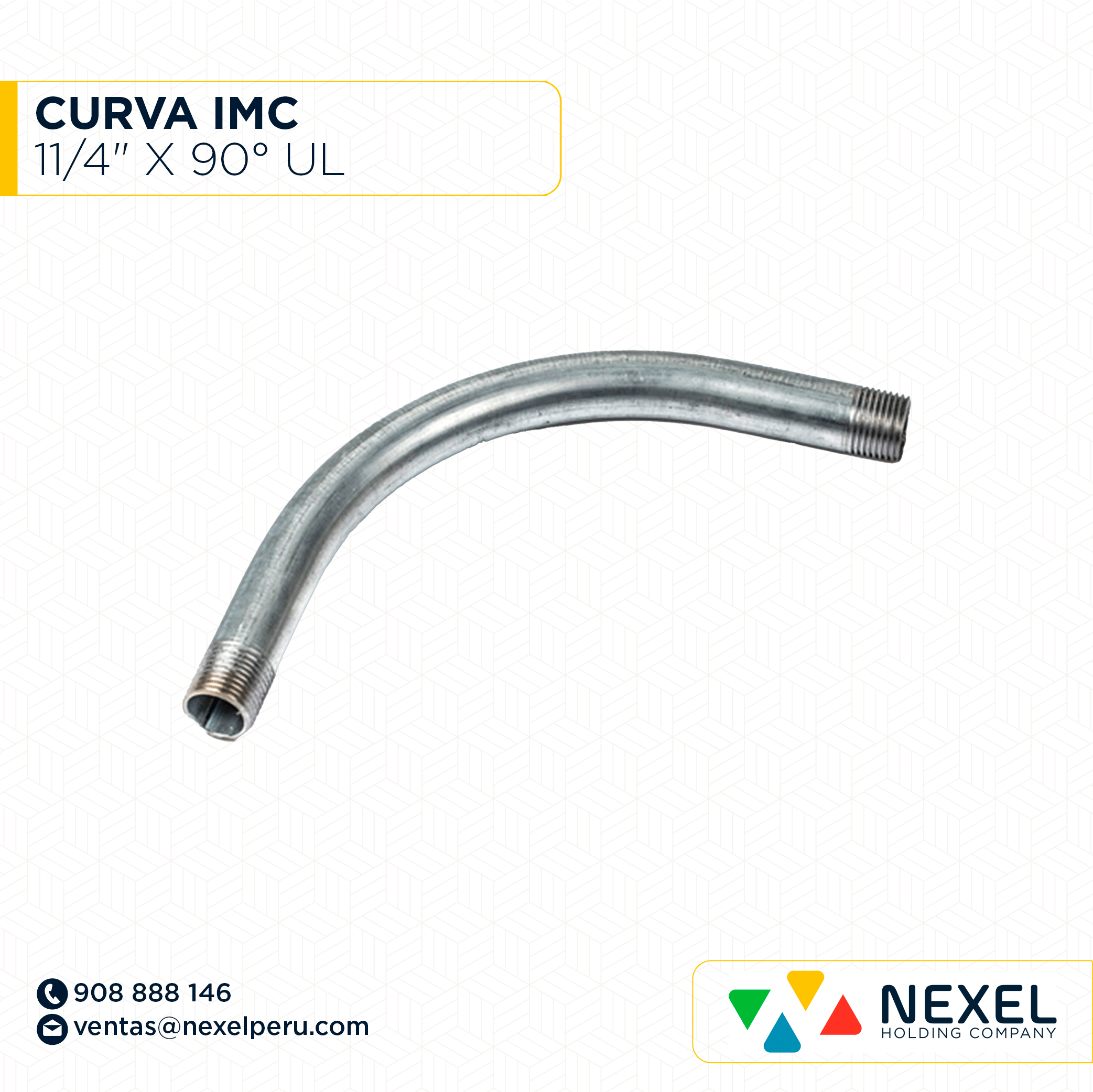 [B21598] CURVA IMC 11/4" X 90° UL STANDARD
