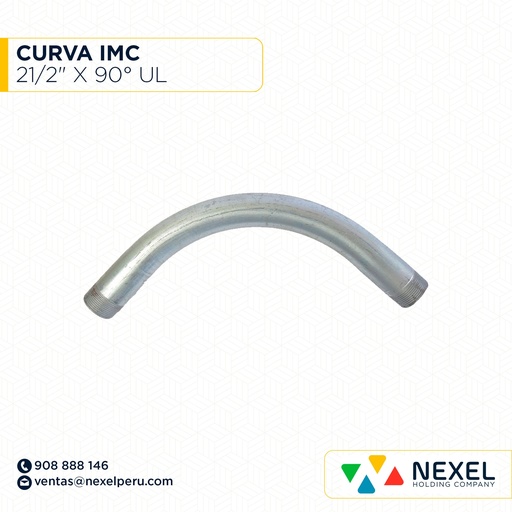 [B21597] CURVA IMC 21/2" X 90° UL STANDARD - A