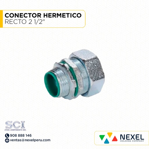 [B51576-O] OUT- CONECTOR HERMETICO RECTO 21/2" SCI