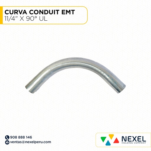 [B11555] CURVA CONDUIT EMT 11/4" X 90° UL STANDARD