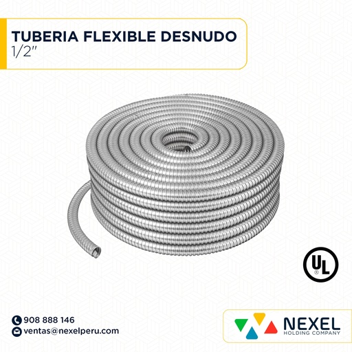 [B61523-2-O] OUT- TUBERIA FLEXIBLE DESNUDO 1/2" STANDARD