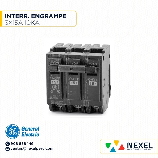 [G86227-O] OUT-INTERRUPTOR ENGRAMPE 3X15 10KA GENERAL ELECTRIC