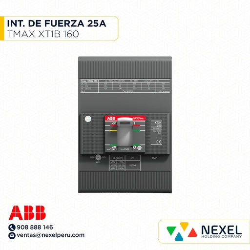 [G26184-O] OUT- INT. DE FUERZA 25A TMAX XT1B 160