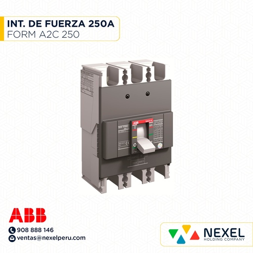 [G26176-O] OUT-INT. DE FUERZA 250A SACE FORM A2C 250 ABB