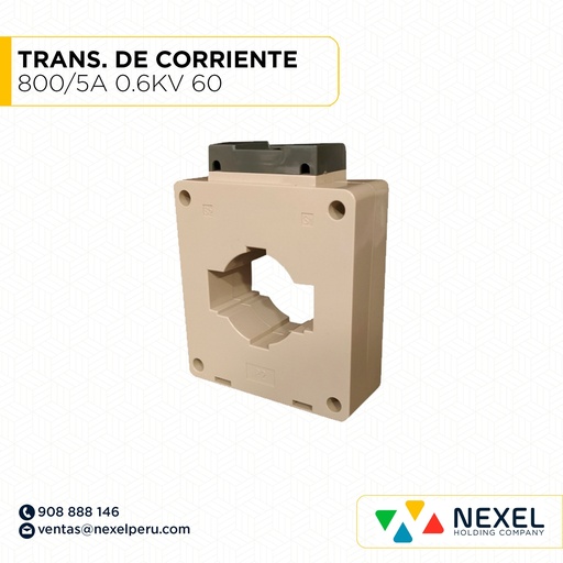 [G73514-O] OUT- TRANSFORMADOR DE CORRIENTE 800/5A 0.6KV 60 TMG