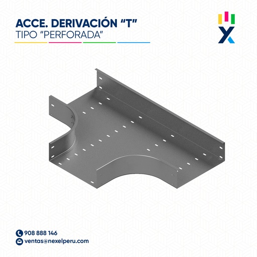 [C13308] DERIVACION "T" RANURADO F.G 200X100 PL 1/20+TAPA NACIONAL