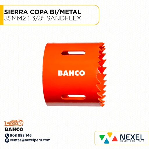 [L23490] SIERRA COPA BI/METAL 35MM2 1 3/8" SANDFLEX
