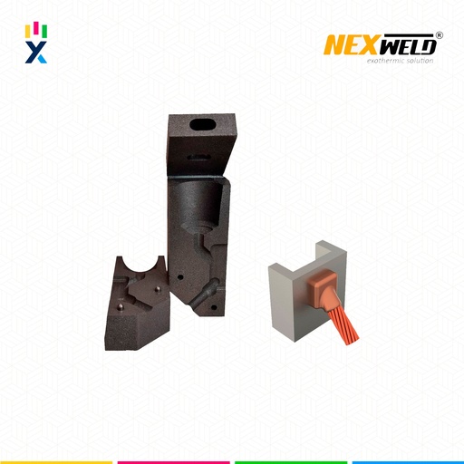 [E16092] MOLDE DE CABLE ANGULAR 45° TIPO CS-3 CABLE-SUPERFICIE 4/0AWG M-593 VSC1Q CART. 115 NEXWELD