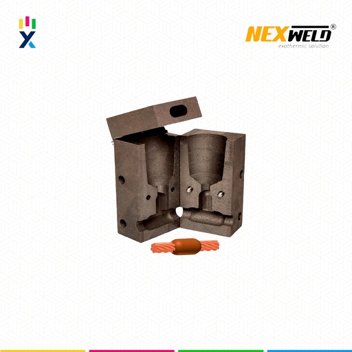 [E16069] MOLDE EMPALME HORIZ. (CC-1) (#4/0 - #4/0) M-208 / SSC-2Q CART. 90 NEXWELD