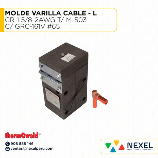 [E11166-O] OUT- MOLDE TIPO CC-2 CABLE-CABLE 120MM2-70MM2 (90GR) COWELD