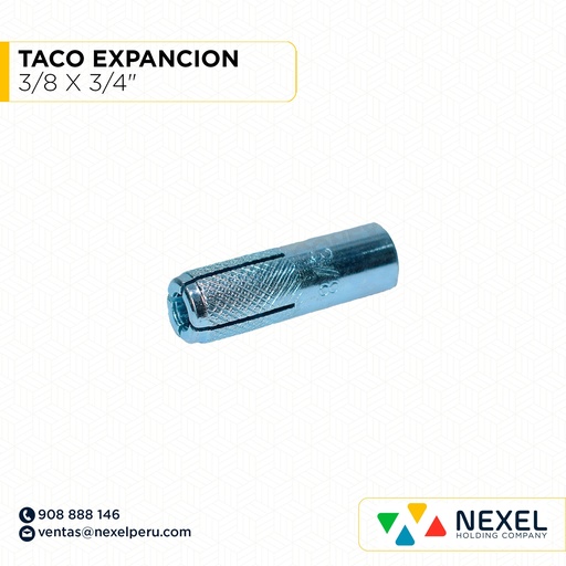 [N13966-O] OUT- TACO EXPANCION 3/8 X 3/4" STANDARD