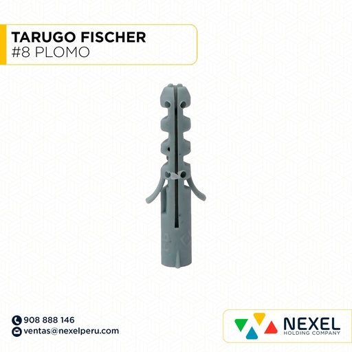 [N13654] TARUGO FISCHER #8 PLOMO STANDARD