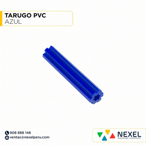 [N12824] TARUGO PVC AZUL NACIONAL