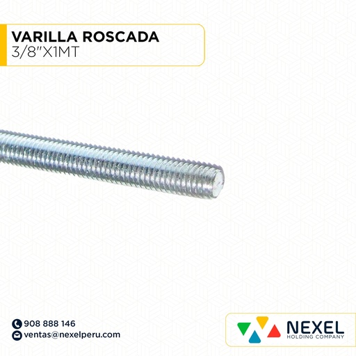 [N22527-O] OUT-VARILLA ROSCADA 3/8"X1MT NACIONAL
