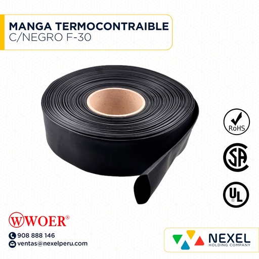 [F72227] MANGA TERMOCONTRAIBLE C/NEGRO F-30 WOER