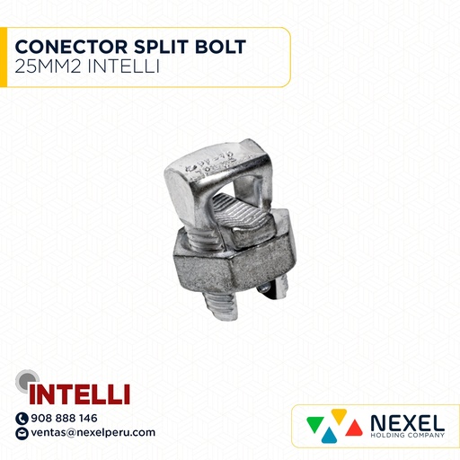 [E34371] CONECTOR SPLIT BOLT 25MM2 INTELLI