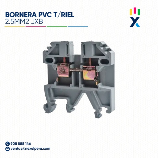 [F143942] BORNERA PVC T/RIEL 2.5MM2 JXB