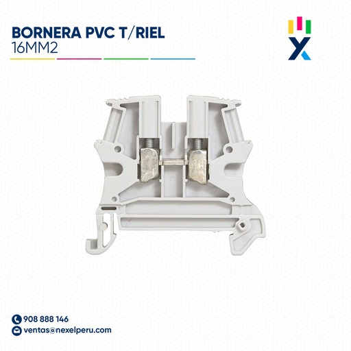 [F142432] BORNERA PVC T/RIEL 16MM2 STANDARD