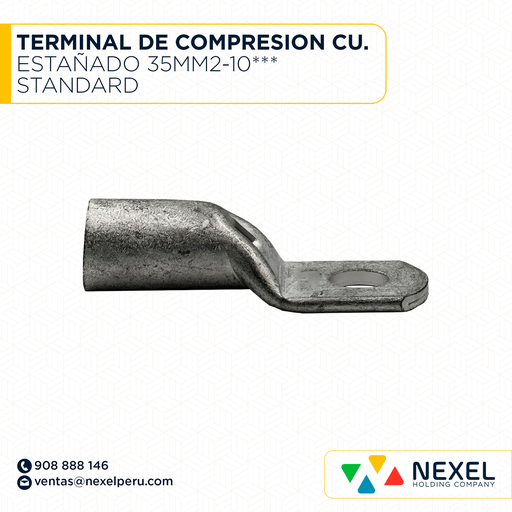 [F121991] TERMINAL DE COMPRESION CU. ESTAÑADO 35MM2-10*** STANDARD