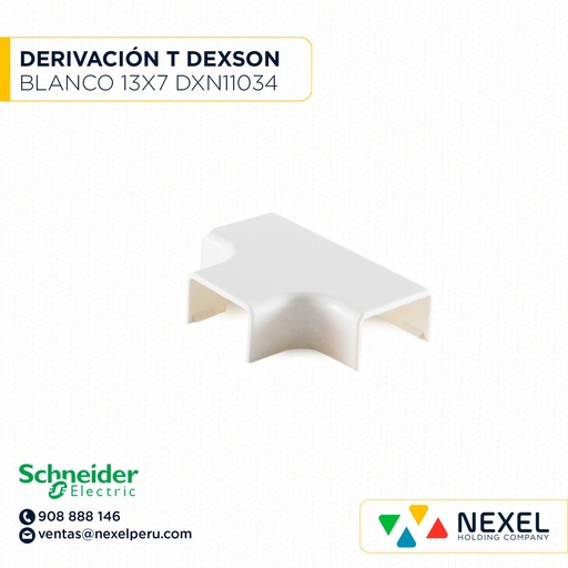 [C41442] DERIVACION 13X7 "T" DEXSON BLANCO/ DXN11034 SCHNEIDER