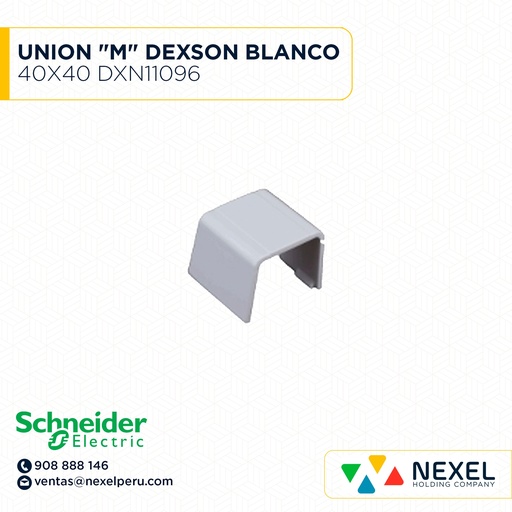 [C41434] UNION 40X40 "M" DEXSON BLANCO/ DXN11096 SCHNEIDER