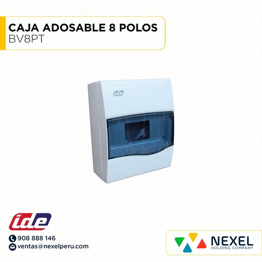 [D33734] CAJA ADOSABLE 8 POLOS (BV8PT) IDE