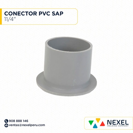 [B84333-O] OUT-CONECTOR PVC SAP 11/4" STANDARD