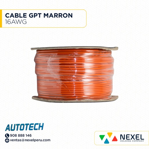 [A13534-3] CABLE GPT 16AWG MARRON AUTOTECH