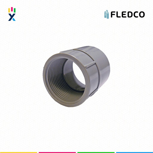 [B743573] CONECTOR HEMBRA PVC 6" SCH40/80 UL651 UV PROT. CC 3328 FLEDCO